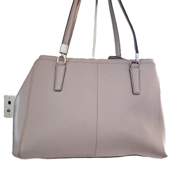 Nwot Coach Christie Carryall Tan Leather Satchel Purse - Picture 2 of 13